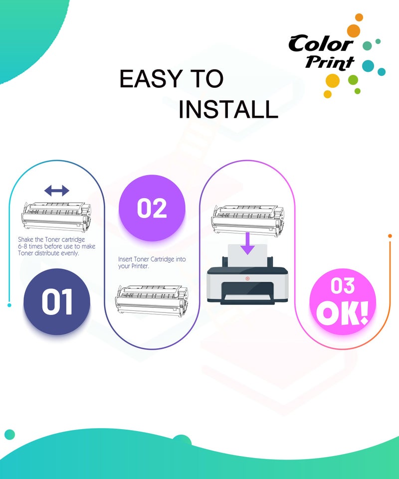CP Color Print Compatible MLTD205L Toner Cartridge Replacement for Samsung MLT-D205L Toner 205L MLT D205L for ML-3312ND ML-3712ND ML-3712DW SCX-4835FR SCX-5639FR SCX-5739FW Printer (1-Pack, Black) - Image 5